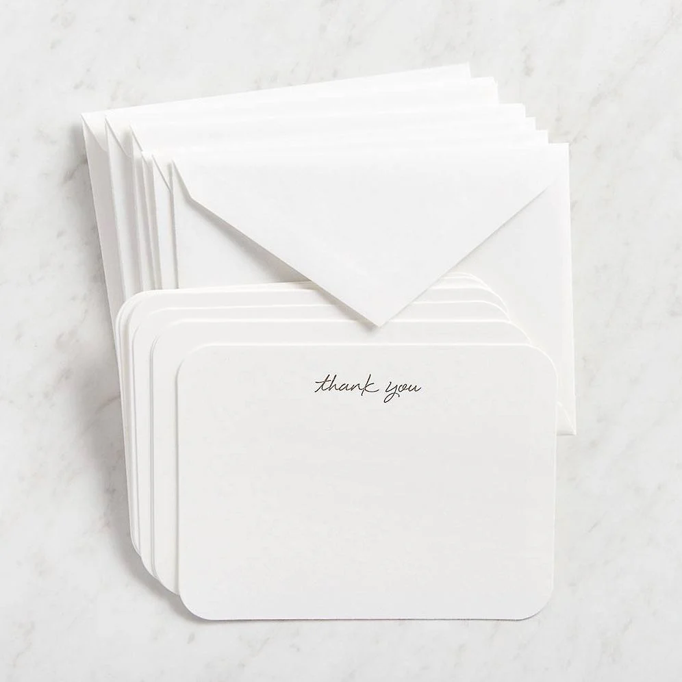 Gold Foil Thank You Note Set - Image 3