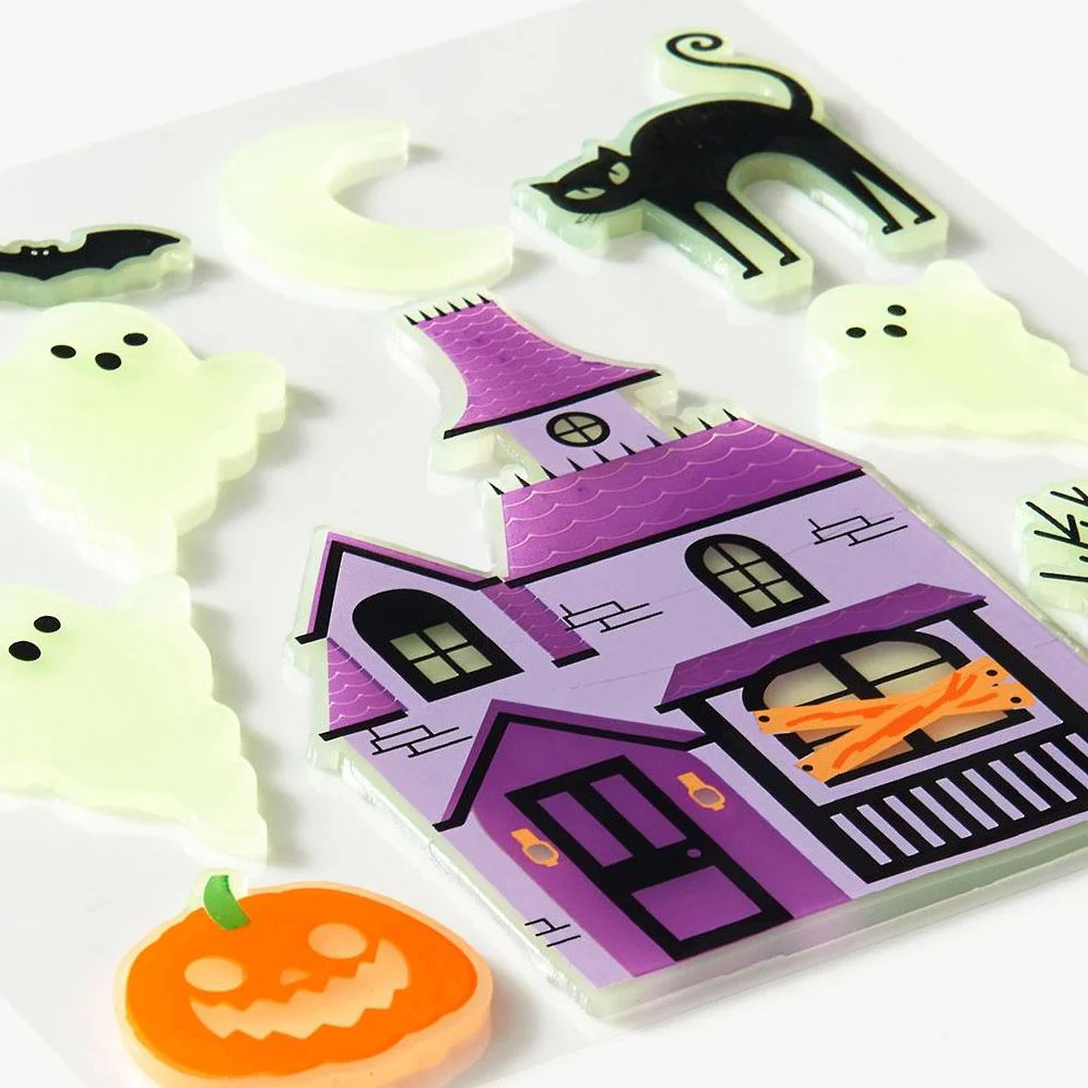 Haunted House Window Gel Clings - Image 4
